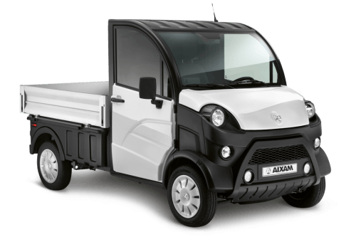 Aixam D-Truck Laadbak brommobiel wit/zwart